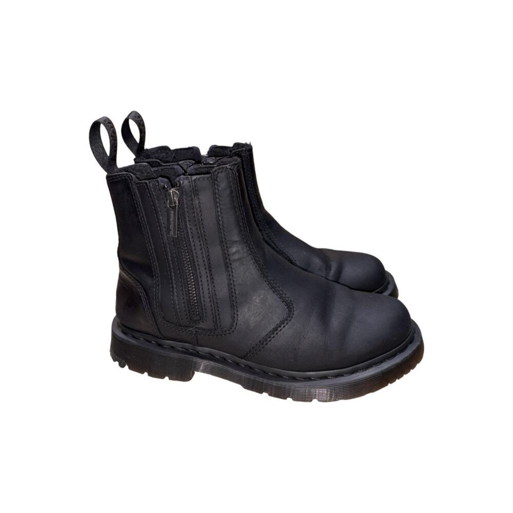 Dr. Martens 2976 Alyson Wintergrip Black Snowplow Zip Chelsea Boots US 9 Ladies